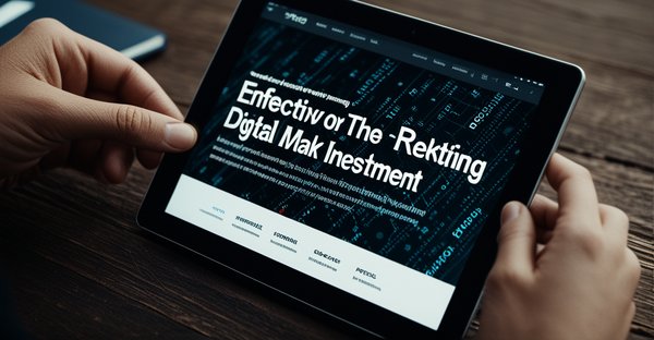 Optimiser le retour sur investissement marketing digital efficacement